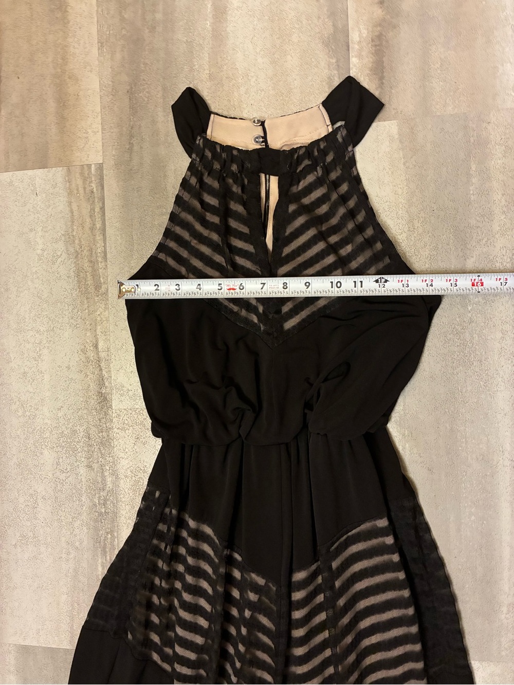 London Times black and tan maxi dress - Picture 4 of 8